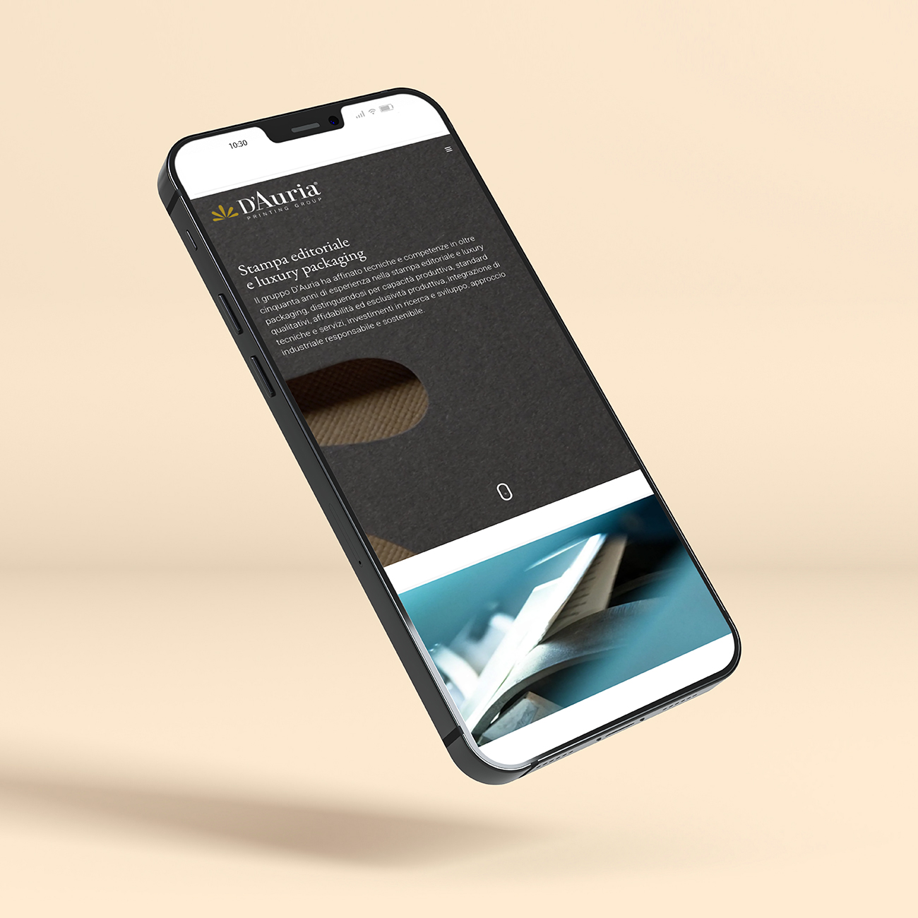 Nuovo Sito Web da mobile D'Auria Group